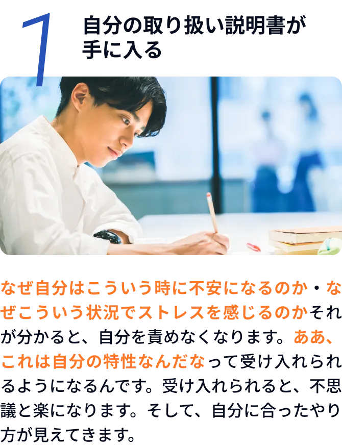 自分の取り扱い説明書が手に入る